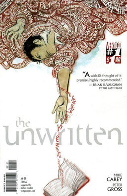 Cover to The Unwritten #1Art by Yuko Shimizu